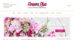 Desktop Screenshot of flowersplusofcolumbus.com