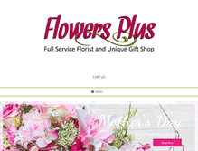 Tablet Screenshot of flowersplusofcolumbus.com